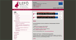 Desktop Screenshot of lefoe.at