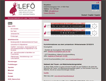 Tablet Screenshot of lefoe.at